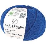 Austermann Merino 105 97612-360 Electric Blue Плетива прежда (97612-360)