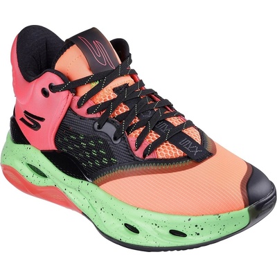 Skechers Мъжки баскетболни кецове Skechers Float Basketball Trainers Mens - Orange/Green