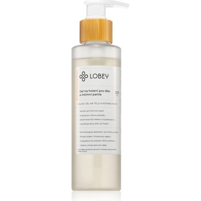 Lobey gel na holení pro tělo a intimní partie 200 ml – Zboží Dáma