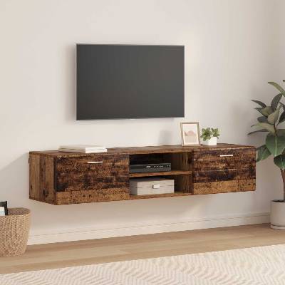 vidaXL Дървен шкаф Старо дърво 150 x 39 x 30 см Инженерно дърво (880239)