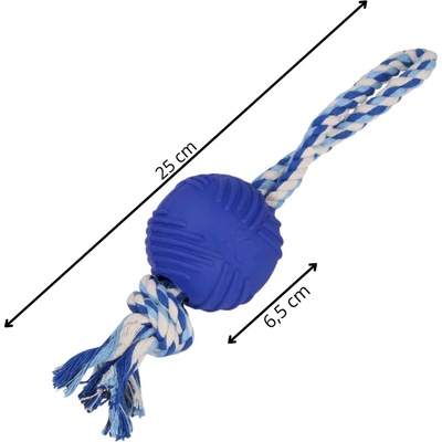 Springos přetahovadlo s míčkem 25 cm kousací