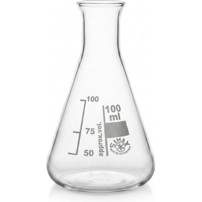Simax Banka erlenmayer úzkohrdlá 100ml bez NZ
