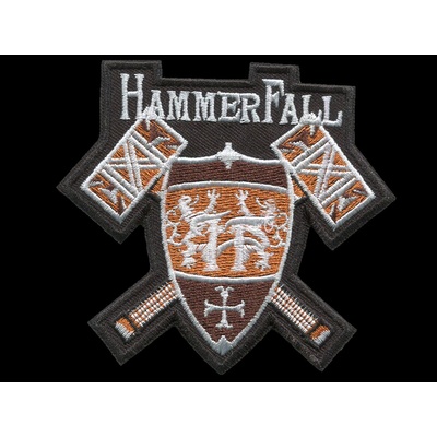 Nášivka HAMMER FALL vyšívaná zažehlovací