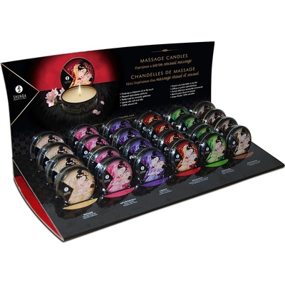 Shunga Display Sada Sójových Masážnych Sviečok 24 x 30 ml