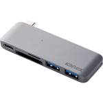 Kanex Мултифункционален USB-C хъб за свързване на допълнителна периферия за MacBook - Kanex iAdapt 5-in-1 Multiport USB-C Hub (сив) (K172-1041-USBC)