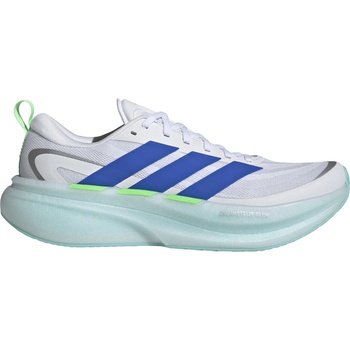 Adidas Мъжки маратонки Adidas Supernova Glide Mens Running Shoes - White/Blue/Lime