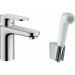 Hansgrohe Смесител за умивалник Hansgrohe Vernis Blend 100, гланциран хром, с интимен душ (71215000)