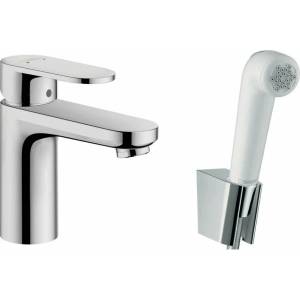 Hansgrohe Смесител за умивалник Hansgrohe Vernis Blend 100, гланциран хром, с интимен душ (71215000)
