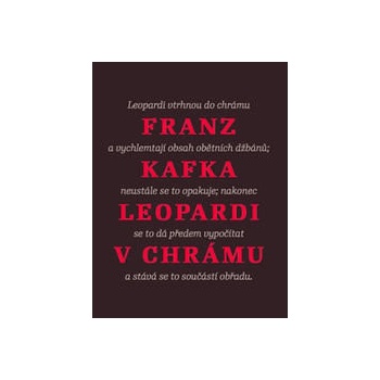 Leopardi v chrámu