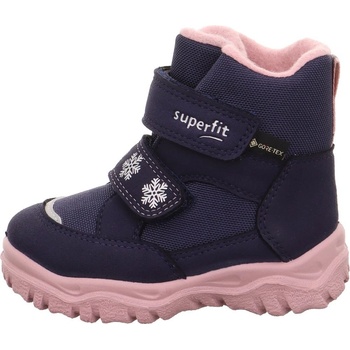Superfit dívčí zimní boty Husky1 Gore-Tex 1-006045-8030 blau/pink