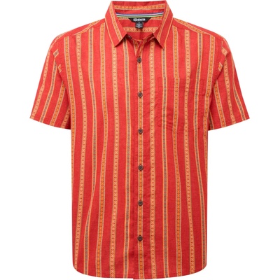 Sherpa Мъжка риза с копчета Sherpa Rupa S/S Shirt - Rust (033-3236-0211)