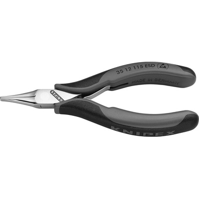 KNIPEX Klešte ploché 115mm pro elektroniku ESD / 3512115 ESD Knipex – Zboží Mobilmania