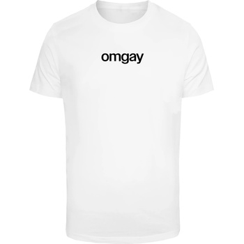 Mister Tee Тениска OMGay Pride Tee white XXLUB-MT3366-00220 - Тъмносив, размер L
