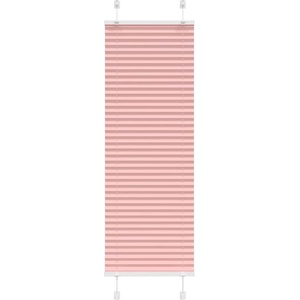 vidaXL Плисирана щора, розова, 50x150 см, ширина на плата 49, 4 см, полиестер (4015439)