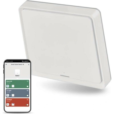 EMOS GoSmart Přenosný ovladač scén IP-2001ZW, ZigBee 3.0, 1-tlačítkový