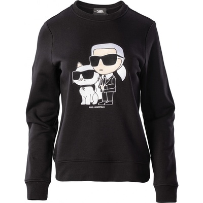 Karl Lagerfeld Ikonik 2.0 Karl Sweatshirt čierna