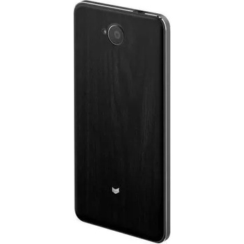 Nokia Ms lumia 650 flip cvr blk wood (ms lumia 650 back cvr blk wood)