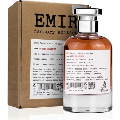 Emir Warm Leather Factory Edition parfémovaná voda unisex 100 ml