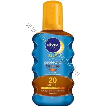 Nivea Олио Nivea Sun Protect & Bronze Oil SPF 20, p/n NI-86037 - Слънцезащитно олио за тен (NI-86037)