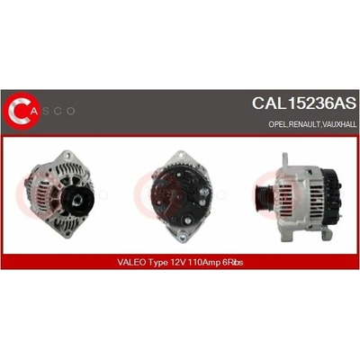 ALTERNATOR 12V 110A CAL15236AS