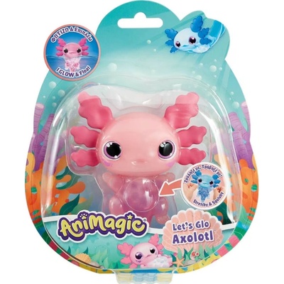 ANIMAGIC Svítící Axolotl do vody růžový – Zboží Dáma
