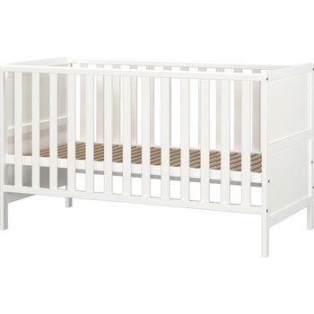 Germania Бяло детско креватче 70x140 cm от масивна дървесина Alkmaar - Germania (7001-84)