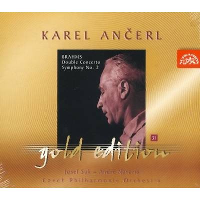 Česká filharmonie/Ančerl Karel - Ančerl Gold Edition 31 Brahms - Dvojkoncert a moll, op. 102, Symfonie č. 2 CD