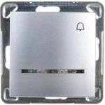 OSPEL SA IMPRESJA Button /bell/ with illumination silver LP-6YS/m/18 - mallbg
