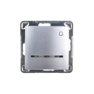 OSPEL SA IMPRESJA Button /bell/ with illumination silver LP-6YS/m/18 - mallbg