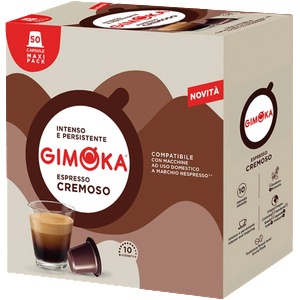 Gimoka Кафе капсули Gimoka Cremoso съвместими с Nespresso, 50 бр