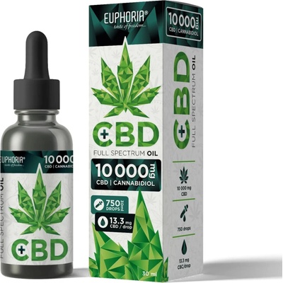 Euphoria CBD olej Full Spectrum 30 ml 10 000 mg