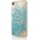 GUESS Glitter Hard Case All I Do Is Shine - дизайнерски кейс с висока защита за Apple iPhone XS, iPhone X (син)