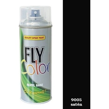 FLY COLOR - akrylová - RAL 9005 satén - Čierna satén - 400 ml