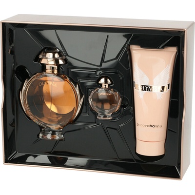 Paco Rabanne Olympéa EDP 80 ml + telové mlieko 100 ml + EDP 6 ml pre ženy darčeková sada