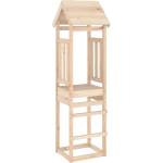 vidaXL Кула за игра 52, 5x46, 5x206, 5 см масивна борова дървесина (826511)