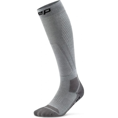 CEP Мъжки компресионни чорапи CEP Hiking Light Cushion Socks Tall Compression socks - Grey / Dark Grey - размер V (207-1132-0213)