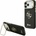 GUESS PU Grained 4G Logo Stand Camera Frame Задний калъф за iPhone 17 Pro Max Black Guess | Cheren | МЪЖЕ | UNI