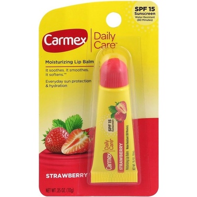 Carmex Soothing balzam na pery SPF15 Strawberry 10 g