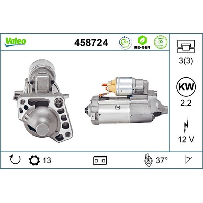 Štartér VALEO 458724