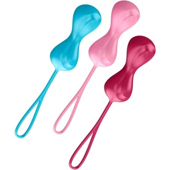 Satisfyer Power Balls Double sada 3 ks farebné