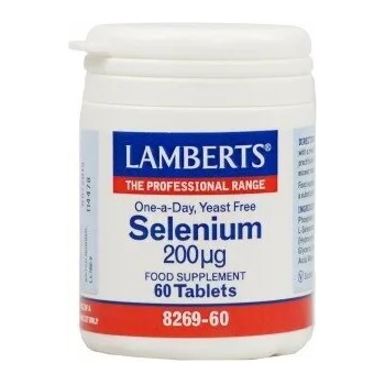 Image 1 of LAMBERTS Хранителна добавка Селен, Lamberts Selenium 200mg 60tabs