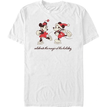 ZOOT. Fan Бяла мъжка тениска Disney Vintage Holiday Skaters ZOOT. Fan | Byal | МЪЖЕ | S