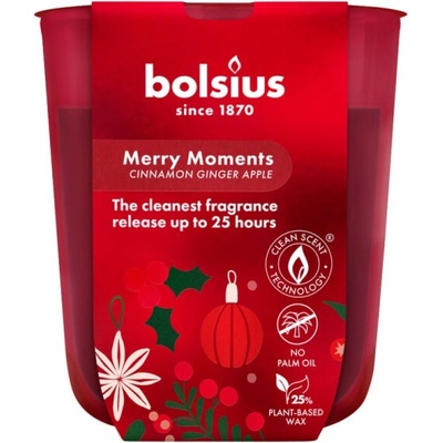 Bolsius True Glow jablko/skorice 80 x 73 mm