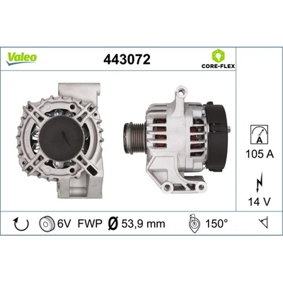 generátor VALEO 443072