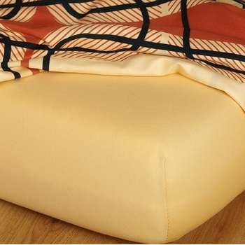 Dadka jersey prostěradlo okrové 60x120x10