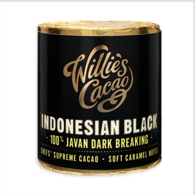 Willie's Cacao Indonesian Black, 100% Javan Dark Breaking 180 g