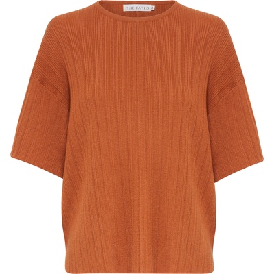 The Fated Тениска 'ZIMMY' оранжево, размер S