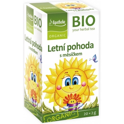 Apotheke BIO Letní pohoda s měsíčkem čaj 20 x 2 g