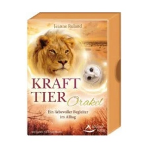 Krafttier-Orakel, 64 Orakelkarten u. Begleitbuch (ISBN: 9783843490924)