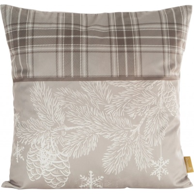 Eurofirany Vianočná Holly béžová 60 x 60 cm